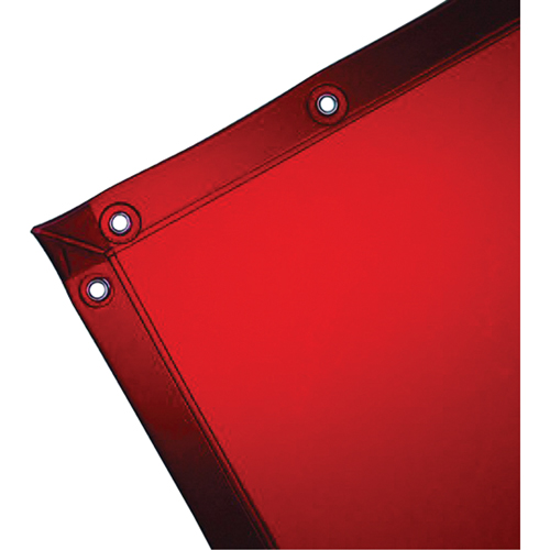 Rideau pour soudure, 72" x 72", Orange Solutions industrielles ALPHA