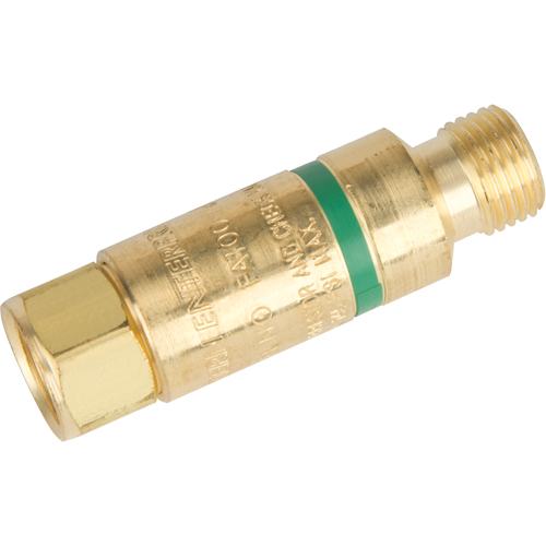 Flashback Arrestors - Oxy/Fuel Gas, Fuel Gas (red)/Oxygen (green), Torch Style Solutions industrielles ALPHA