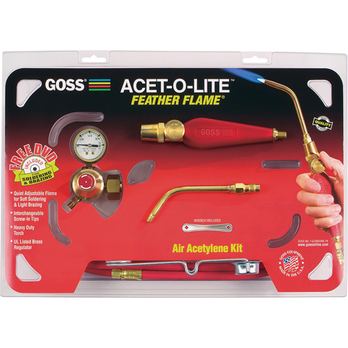 Ensembles de chalumeau pour soudage a&eacute;roac&eacute;tyl&eacute;nique Feather Flame Solutions industrielles ALPHA