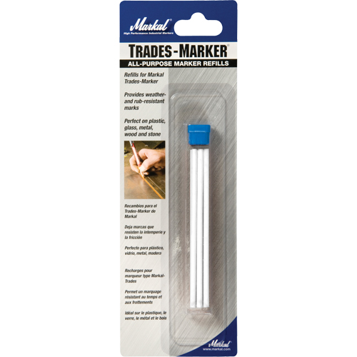 Trades Marker&reg; All Purpose Marker, White Solutions industrielles ALPHA