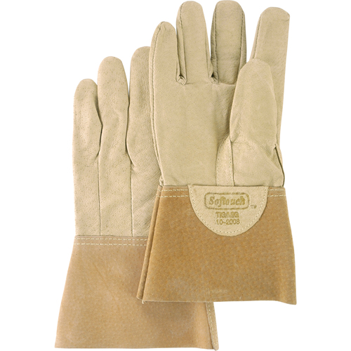 Gants de soudage Softouch, Cuir de porc, Taille Moyen Solutions industrielles ALPHA