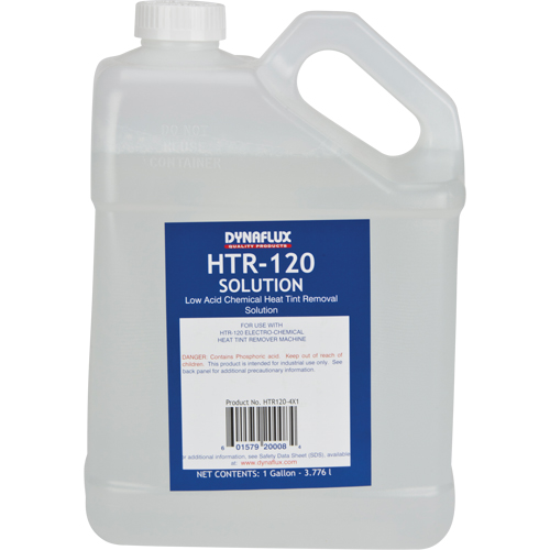 HTR-121 Mild Solution for Heat Tint Removal System Machine, Jug Solutions industrielles ALPHA