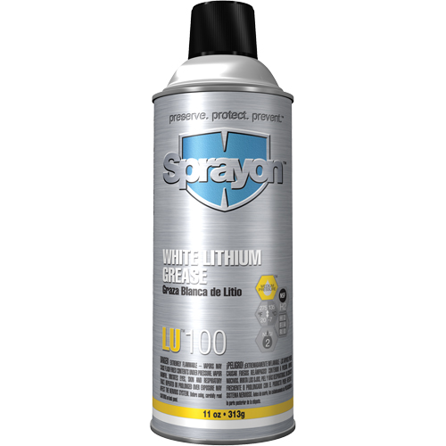 LU100 Lithium Grease, Aerosol Can Solutions industrielles ALPHA
