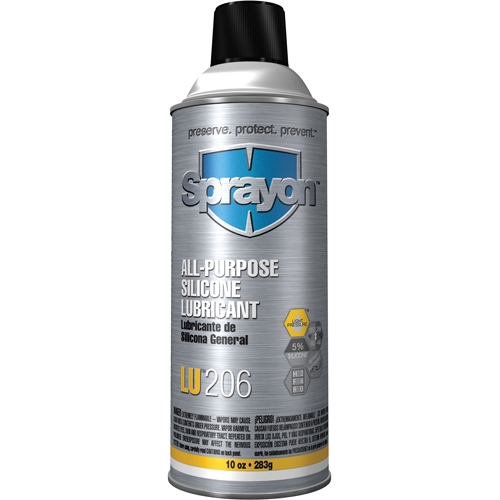 Lubrifiant &agrave; la silicone tout usage LU206, Canette a&eacute;rosol Solutions industrielles ALPHA