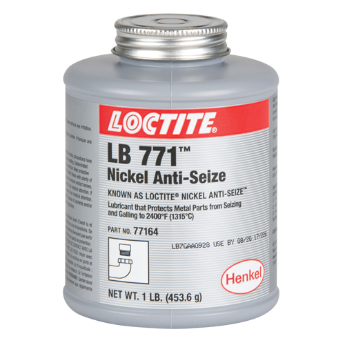 Antigrippant au nickel, Canette &agrave; dessus brosse, 2400°F (1315°C) temp. max. Solutions industrielles ALPHA