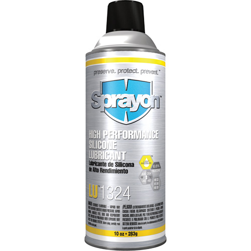 LU1324 High Performance Silicone Lubricant, Aerosol Can Solutions industrielles ALPHA