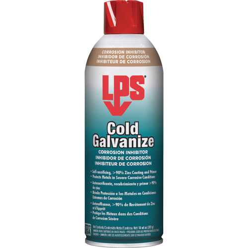 Inhibiteurs de corrosion galvanis&eacute; &agrave; froid, Canette a&eacute;rosol Solutions industrielles ALPHA