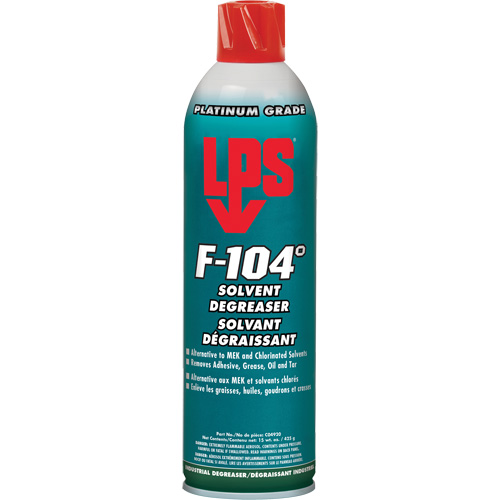 Solvant & d&eacute;graissant &agrave; &eacute;vaporation rapide F-104°, Canette a&eacute;rosol Solutions industrielles ALPHA