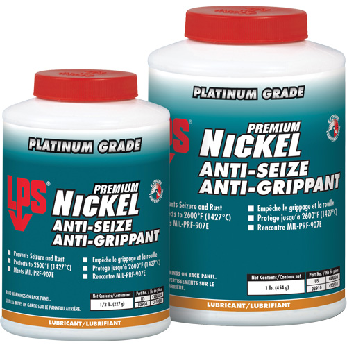 Nickel Anti-Seize, Bottle, 1800°F (982°C) Max. Temp. Solutions industrielles ALPHA