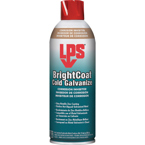 Inhibiteurs de corrosion galvanis&eacute;s &agrave; froid &agrave; rev&ecirc;tement brillant, Canette a&eacute;rosol Solutions industrielles ALPHA