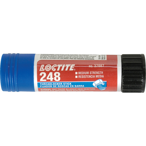 Quickstix Threadlocker 248 , Blue, Medium, 19 g, Stick Solutions industrielles ALPHA