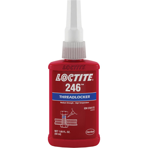 Compos&eacute; de blocage 246 temp&eacute;rature &eacute;lev&eacute;e, Bleu, Moyen, 10 ml, Bouteille Solutions industrielles ALPHA