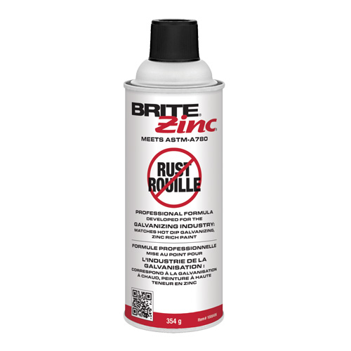 Inhibiteur de corrosion BRITE Zinc, Canette a&eacute;rosol Solutions industrielles ALPHA