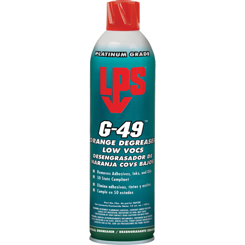 D&eacute;graissant orange &agrave; faibles COV G-49, 15 oz Solutions industrielles ALPHA