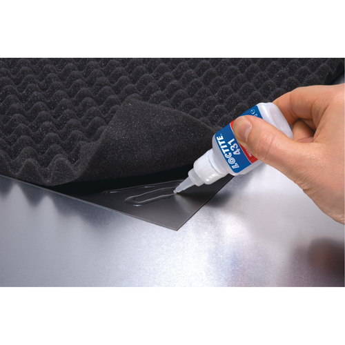 Adh&eacute;sif instantan&eacute;  431 pour toute surface, Transparent, Bouteille, 20 g Solutions industrielles ALPHA