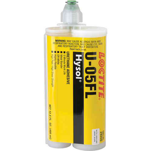 Hysol U-05FL Urethane Adhesive, Two-Part, Dual Cartridge, 622 g., Off-White Solutions industrielles ALPHA
