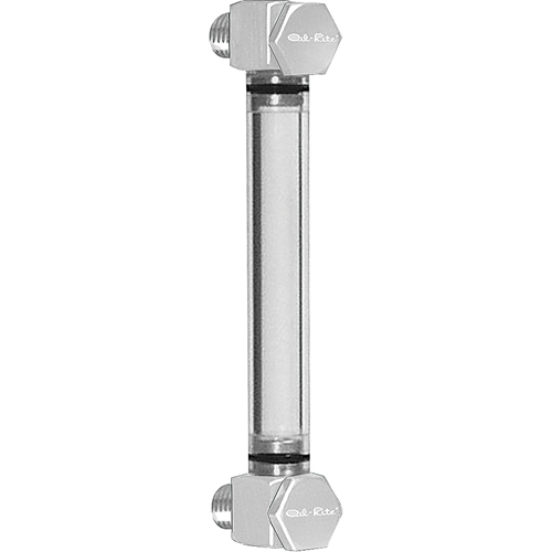 Indicateur de niveau &agrave; liquide en Rond Nylon, Filet&eacute;, 10" lo, 205°F (96,11° C) Solutions industrielles ALPHA