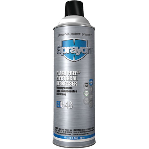 EL848 Flash Free&reg; Electrical Degreaser, Aerosol Can Solutions industrielles ALPHA