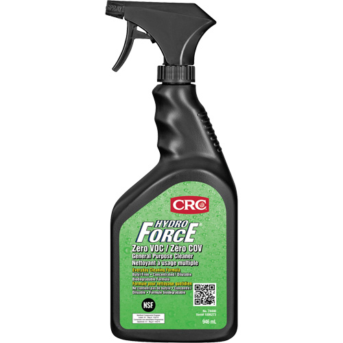 HydroForce&reg; Zero VOC General Purpose Cleaners, 946 ml, Trigger Bottle Solutions industrielles ALPHA