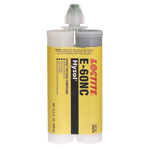 E-60NC Electrically Non-Corrosive Structural Adhesives, 400 ml, Dual Cartridge, Two-Part, Black Solutions industrielles ALPHA