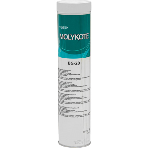 Graisse de roulement haute performance Molykote BG 20, 400 g, Cartouche Solutions industrielles ALPHA