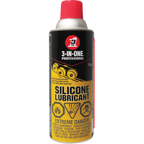 Lubrifiant de silicone 3-IN-1, Canette a&eacute;rosol Solutions industrielles ALPHA