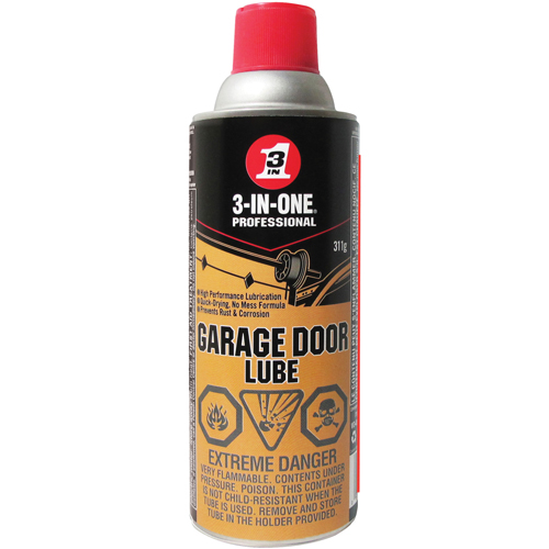 Lubrifiant 3-IN-1 pour porte de garage, Canette a&eacute;rosol Solutions industrielles ALPHA