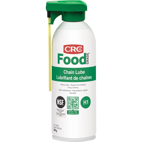 Lubrifiant &agrave; chaîne pour usine alimentaire, Canette a&eacute;rosol Solutions industrielles ALPHA