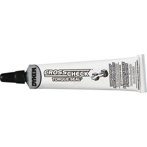 Cross Check Torque Seal&reg; Tamper-Proof Indicator Paste, 1 fl. oz., Tube, White Solutions industrielles ALPHA