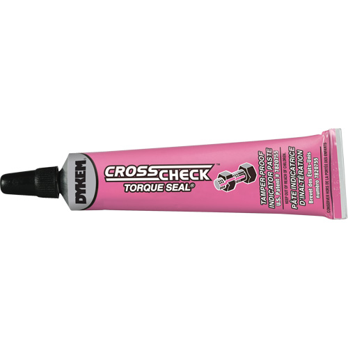 Cross Check Torque Seal&reg; Tamper-Proof Indicator Paste, 1 fl. oz., Tube, Pink Solutions industrielles ALPHA
