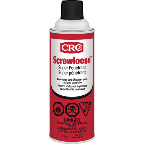 ScrewlooseTM Super Penetrant, Aerosol Can, 312 g Solutions industrielles ALPHA