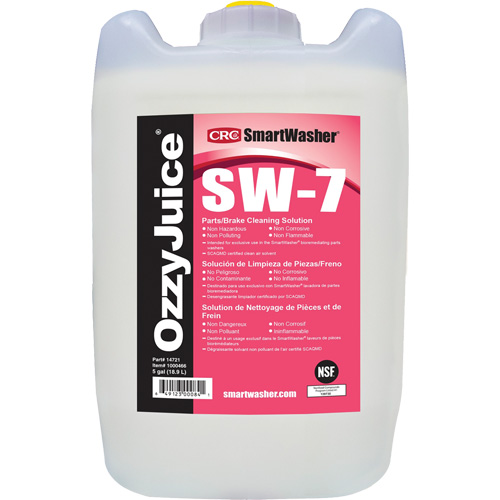 SmartWasher&reg; OzzyJuice&reg; Cleaning Solution, Jug Solutions industrielles ALPHA