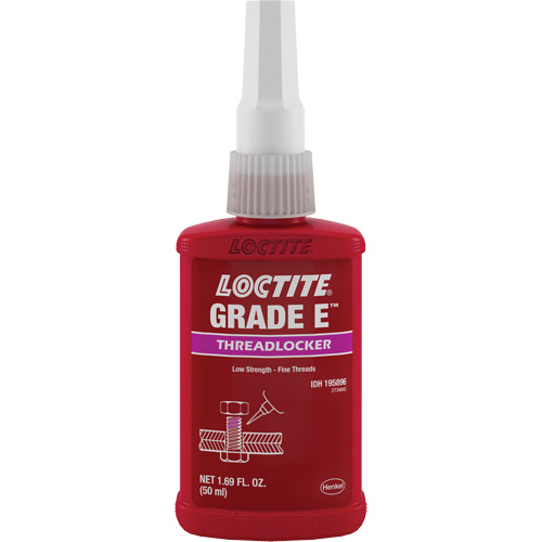 Compos&eacute; de blocage 080 de calibre E, Mauve, Basse, 50 ml, Bouteille Solutions industrielles ALPHA