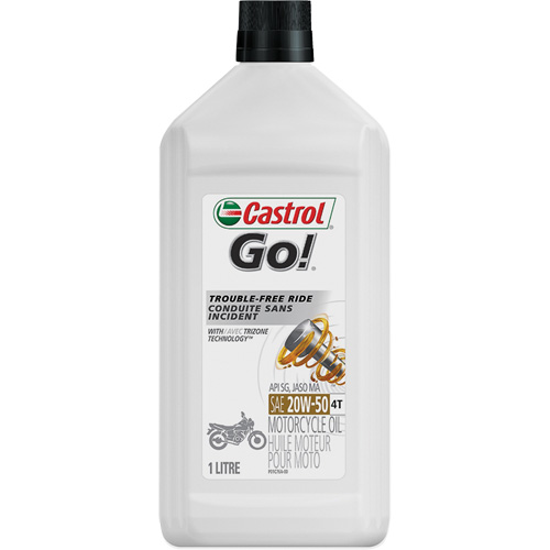 Huile pour motocyclette Grand Prix 4T 20W50, 1 L, Bouteille Solutions industrielles ALPHA