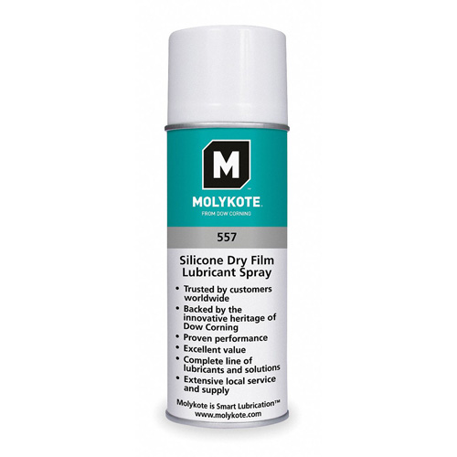 Molykote 557 Silicone Dry Film Lubricant, Aerosol Can Solutions industrielles ALPHA