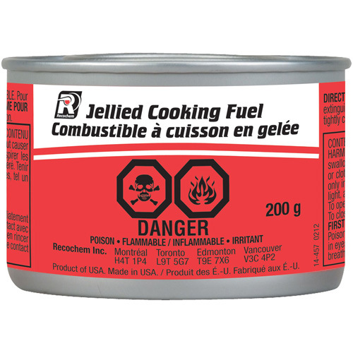 Jellied Cooking Fuel Solutions industrielles ALPHA