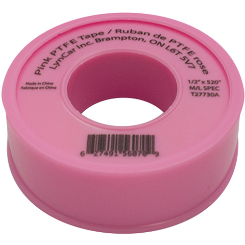 Ruban de Teflon, 520" lo x 1/2" la, Rose Solutions industrielles ALPHA
