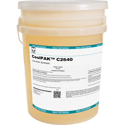CoolPAK Low-Foam Synthetic, Pail Solutions industrielles ALPHA