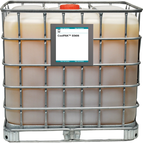 Huile pour le travail des m&eacute;taux semi-synth&eacute;tique pour gros travaux CoolPAK, R&eacute;servoir GRV Solutions industrielles ALPHA