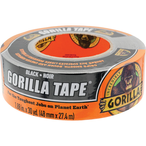 Duct Tape, 17 mils, Black, 48 mm (2") x 27.43 m (90') Solutions industrielles ALPHA