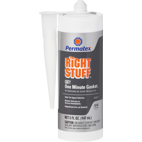 The Right Stuff&reg; Instant Gasket Maker, Cartridge, Grey Solutions industrielles ALPHA