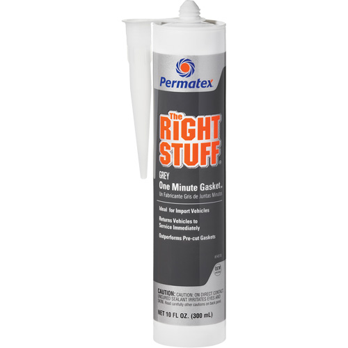 The Right Stuff&reg; Instant Gasket Maker, Cartridge, Grey Solutions industrielles ALPHA