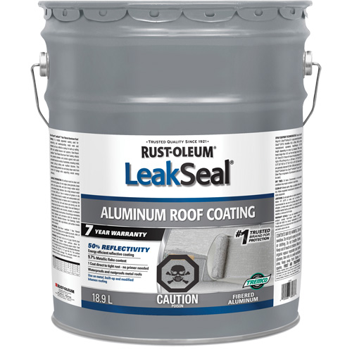 Rev&ecirc;tement de toit en aluminium 7 ans LeakSeal Solutions industrielles ALPHA