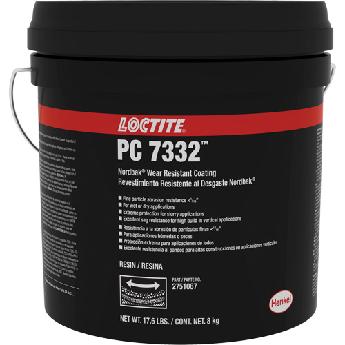 7332 Nordbak&reg; Wear Prevention Coating, Grey, 10 kg, Pail Solutions industrielles ALPHA