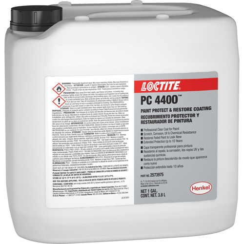 PC 4400 Paint Protect & Restore Coating, 3.8 L, Jug, Clear Solutions industrielles ALPHA