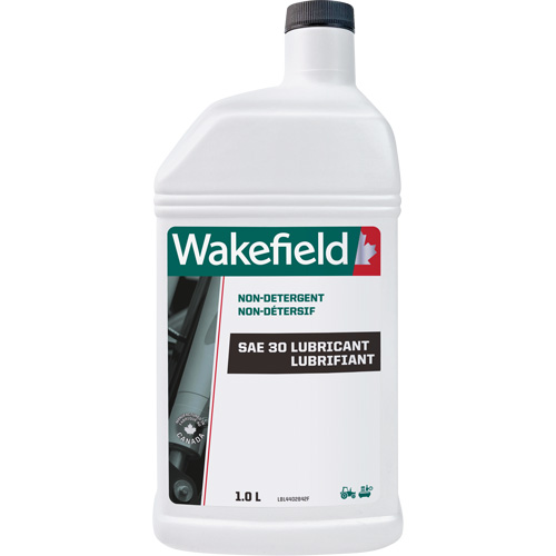 Huile moteur non d&eacute;tergente SAE 30, Bouteille Solutions industrielles ALPHA
