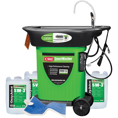 Trousse de bassin de nettoyage de pi&egrave;ces mobile SmartWasher SW-323 Solutions industrielles ALPHA