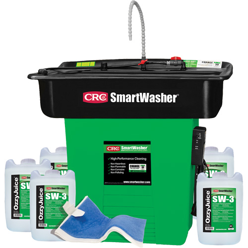 Trousse de bassin de nettoyage de pi&egrave;ces Supersink SmartWasher SW-328 Solutions industrielles ALPHA