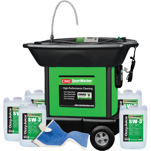 SmartWasher SW-337 Mobile Heavyweight Part Washer Kit Solutions industrielles ALPHA
