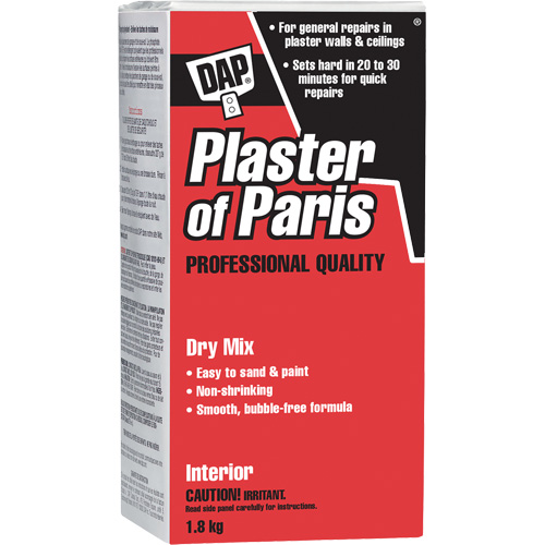 Plaster of Paris Dry Mix, 2 kg, Box Solutions industrielles ALPHA